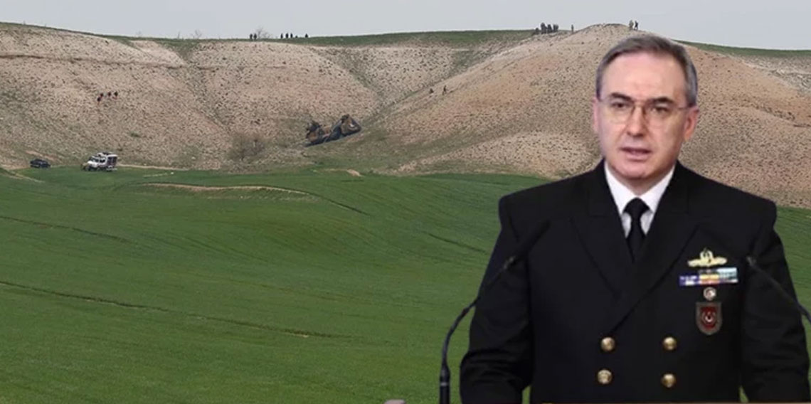 MSB: Kaza kırıma uğrayan helikopterdeki 5 personelin sağlık durumu iyi