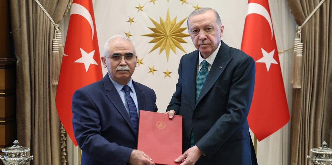 Erdoğan, AYM Başkanı Kadir Özkaya'yı kabul etti