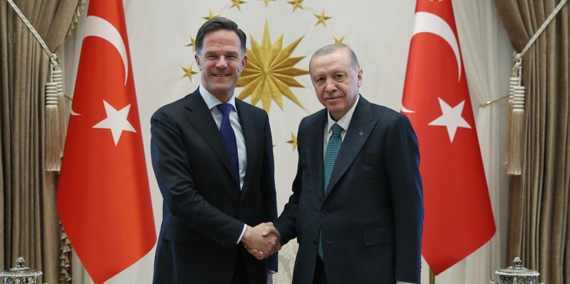 Erdoğan, NATO Genel Sekreteri Rutte’yi kabul etti