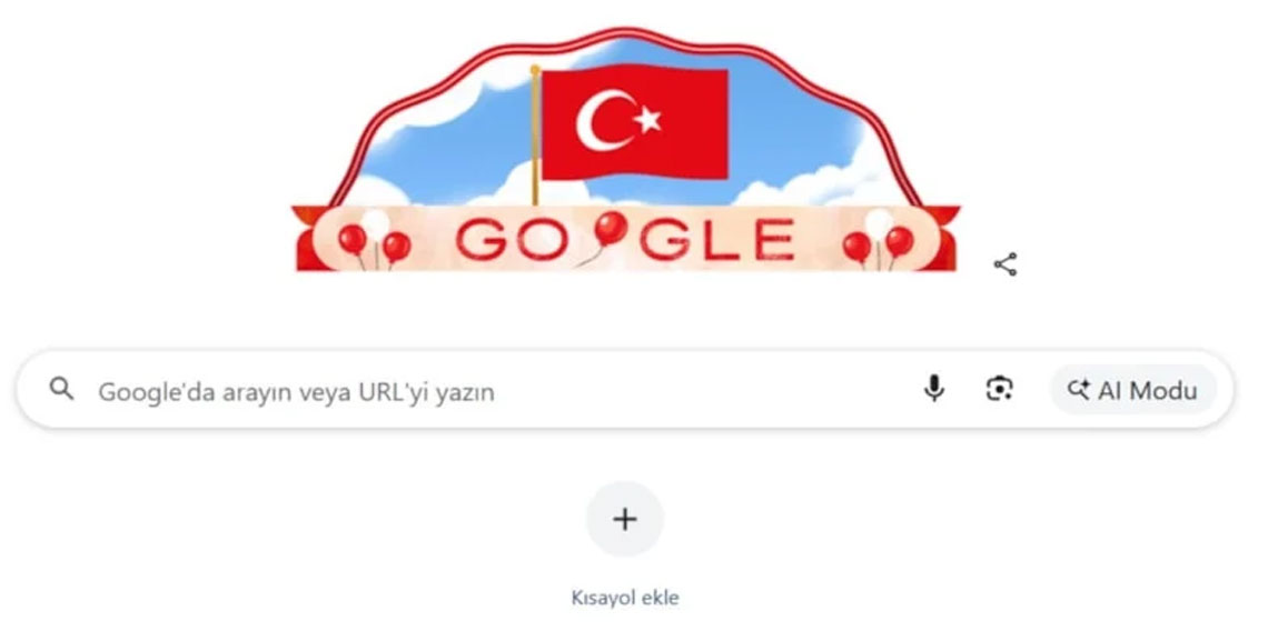 Google'dan 23 Nisan hediyesi: Doodle yaptı