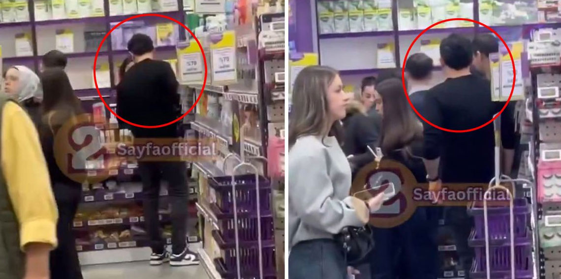 Hacı Sabancı, Gratis’te alışveriş yaparken görüntülendi