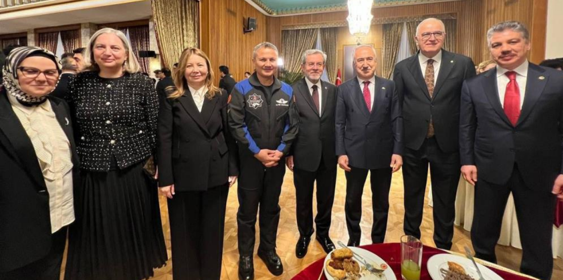 Rektör Fatma Aydın, TBMM 23 Nisan Resepsiyonu'nda