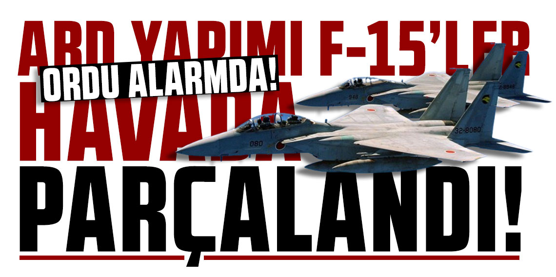 Japonya Hava Kuvvetleri alarmda! ABD yapımı F-15'ler havada parçalanmaya başladı