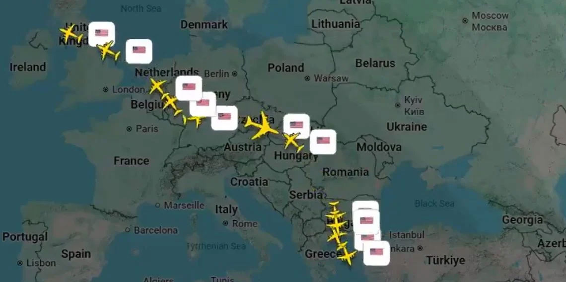 ABD, BAE ve Katar'daki üslerine gece boyunca askeri sevkiyat gerçekleştirdi