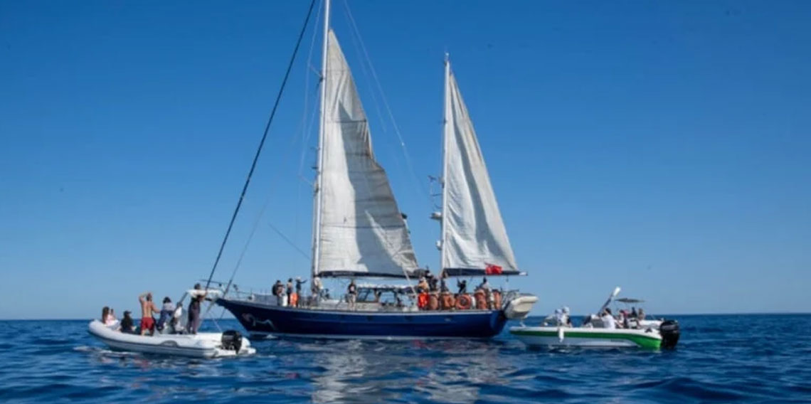 Küresel Sumud Filosu Akdeniz’e açıldı: 65 tekne Gazze için yola çıktı