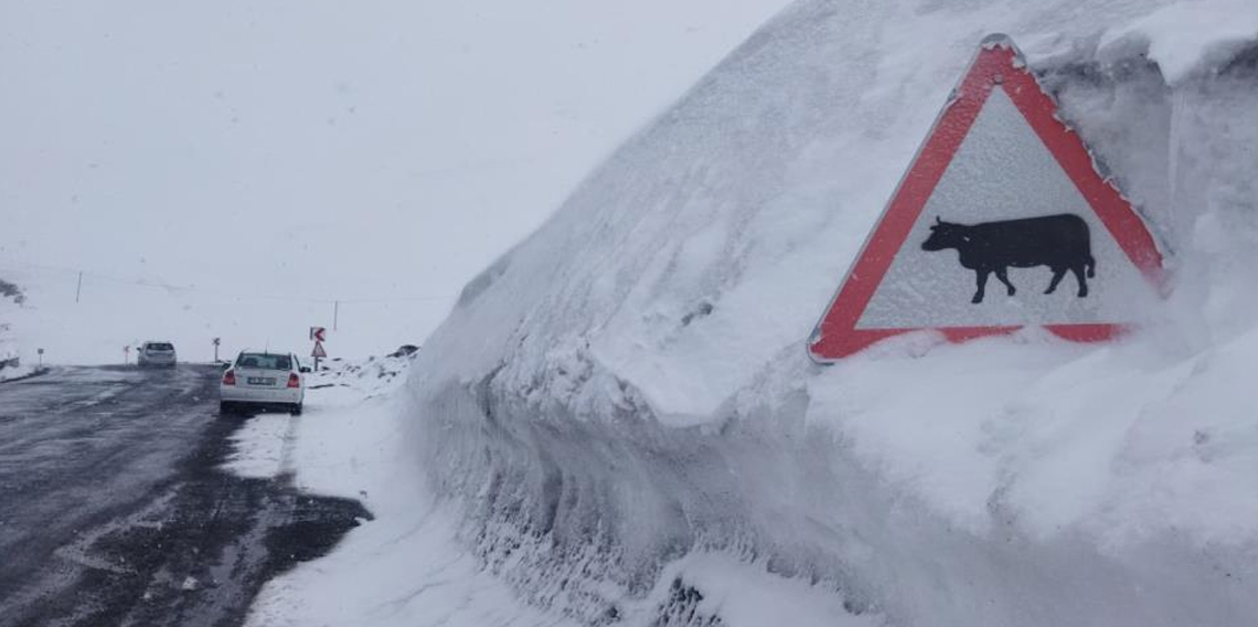 Kar kalınlığı tabela boyunu geçti