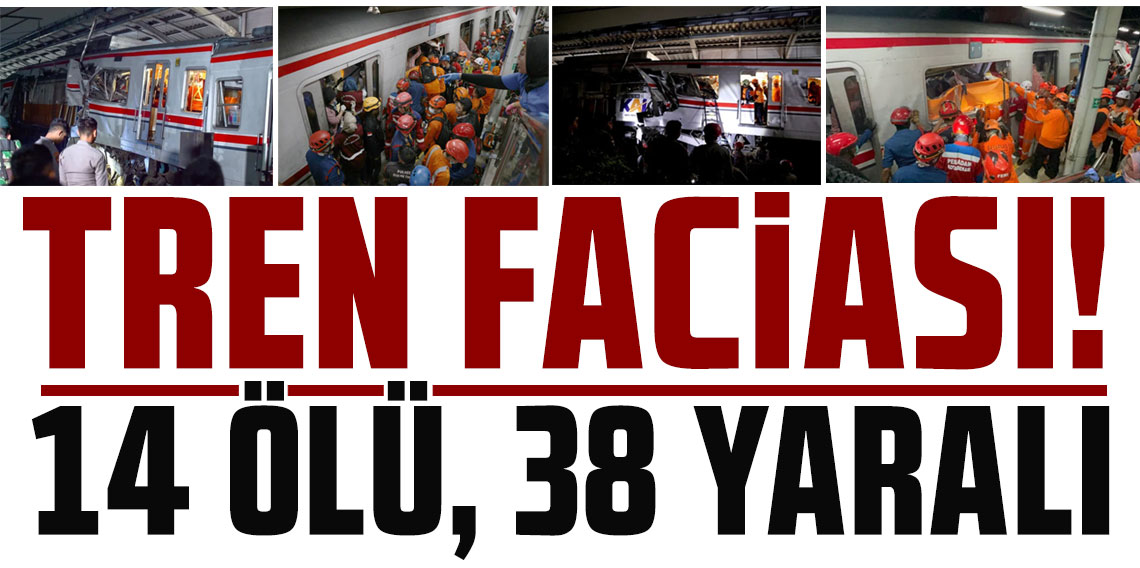 Tren faciası ülkeyi sarstı: 14 ölü, 38 yaralı