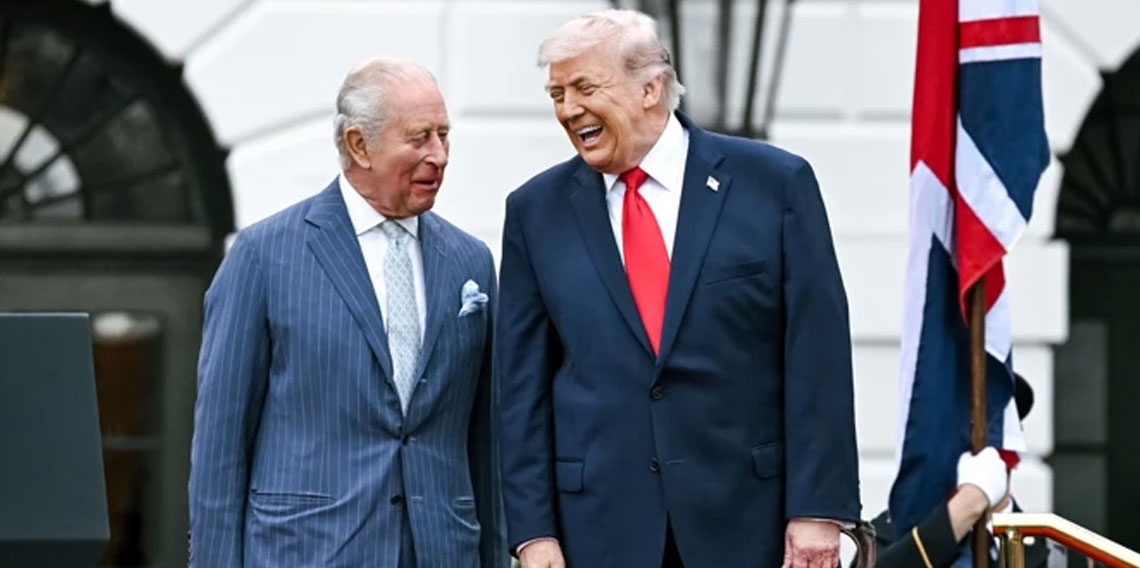 Kral Charles Trump'a laf soktu sosyal medyada gündem oldu