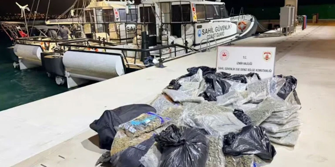 İçişleri Bakanlığı: Balıkesir'de 158 kilogram uyuşturucu ele geçirildi