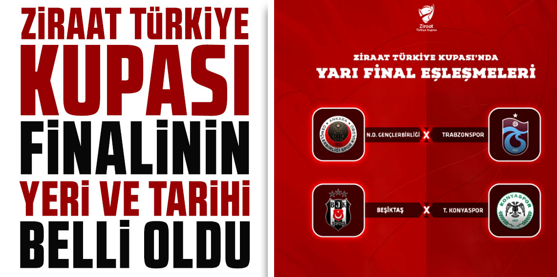 Ziraat Türkiye Kupası finalinin yeri ve tarihi belli oldu