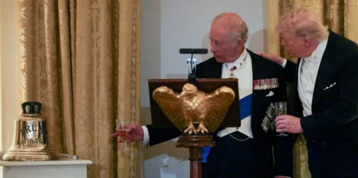 Trump, İngiltere Kralı III. Charles'ı ağırladı