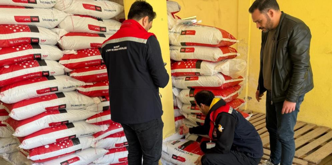 Bayburt’ta gübre bayilerine sıkı denetim, Sahte ürünlere geçit yok