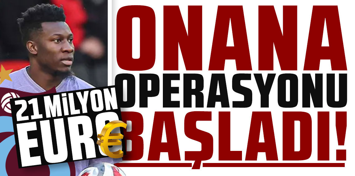 Trabzonspor'dan Onana kararı! Manchester United ile görüşüldü ve...