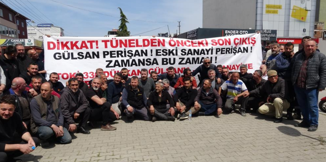 Eski Sanayi Sitesi esnafının Toybelen'den yer talebi