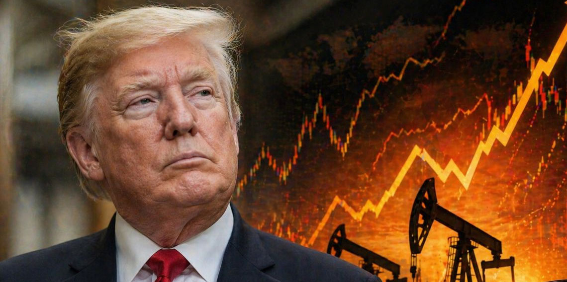 Trump'ın abluka resti piyasaları yaktı! Petrol fiyatları kritik eşiği aştı