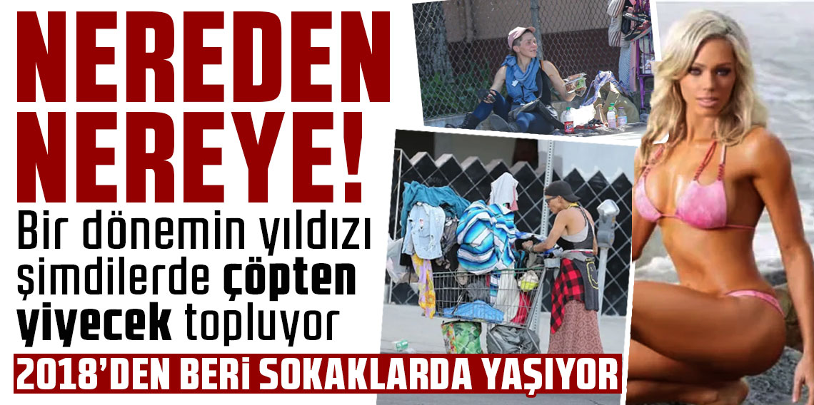 Nereden nereye! Bir dönemin yıldızı şimdilerde çöpten yiyecek topluyor
