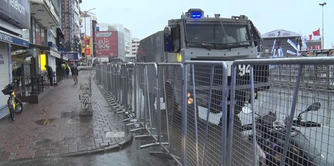 1 Mayıs kutlamalarının merkezi Kadıköy'de yoğun güvenlik önlemi