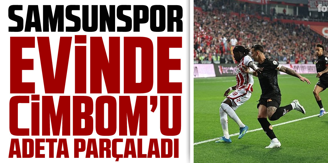 Samsunspor'dan Galatasaray'a ağır darbe: 4-1!