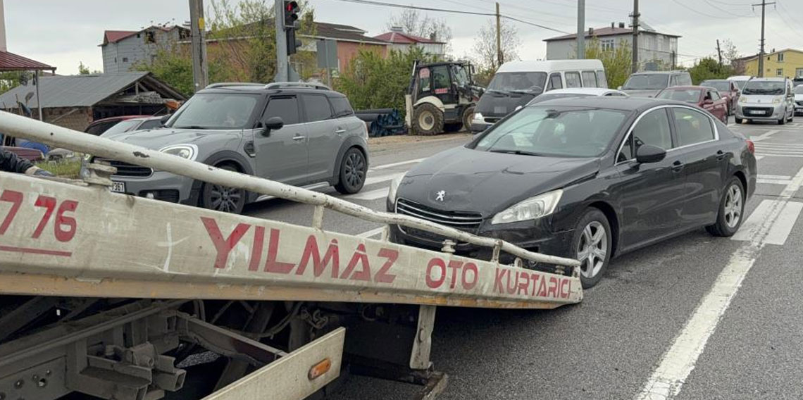 Samsun’da trafik kazası: 2 yaralı
