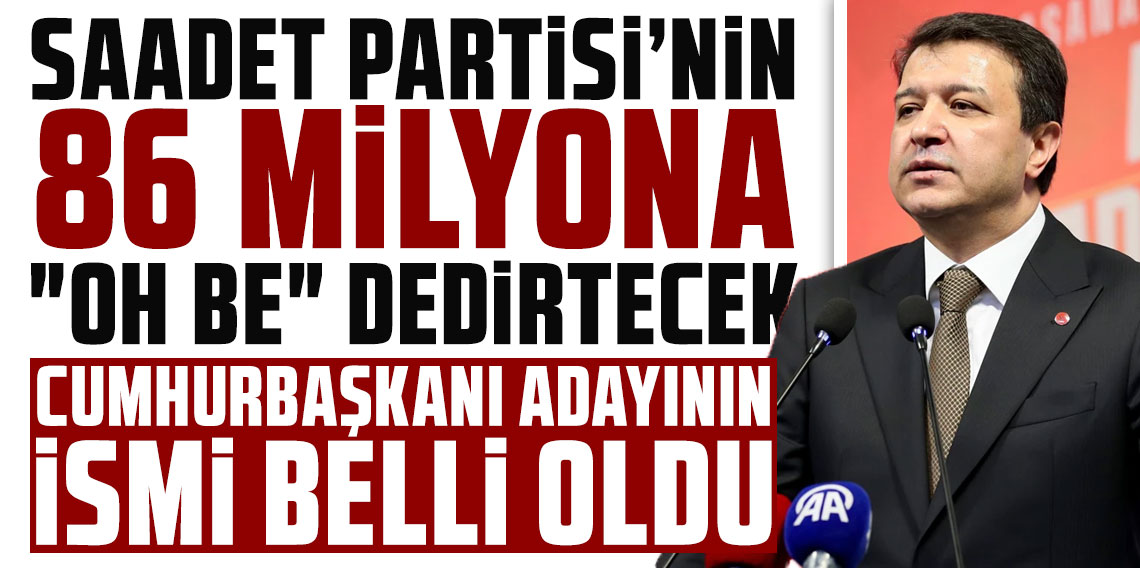 Saadet Partisi'nin 86 milyona 