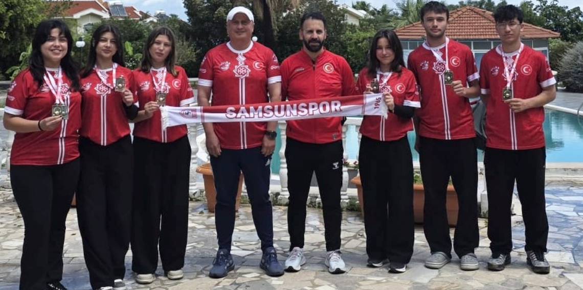 Samsunspor Çim Topu Takımı uluslararası arenada göz doldurdu