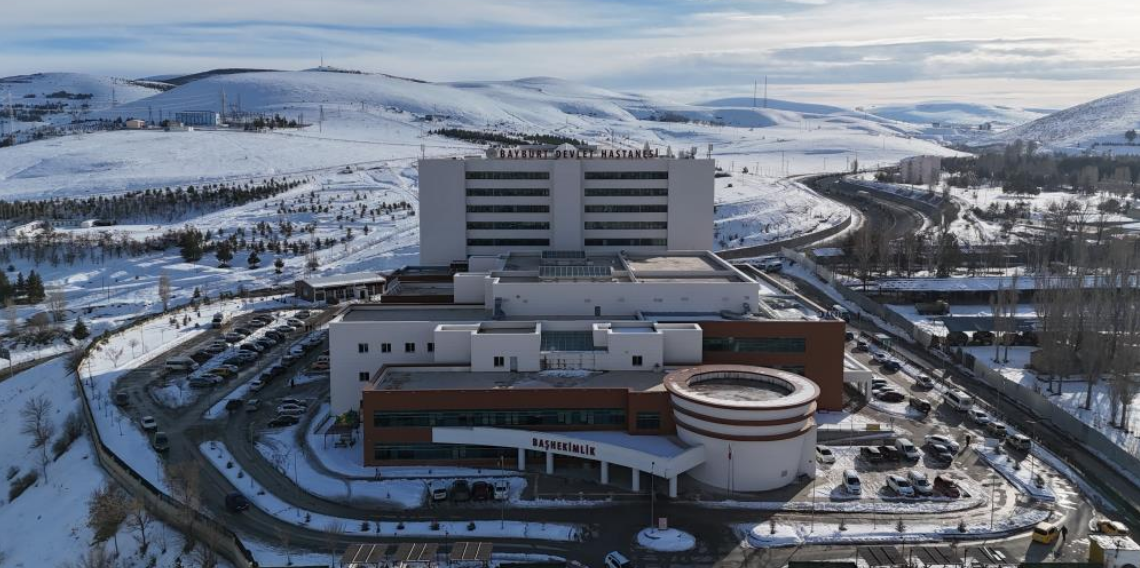Bayburt Devlet Hastanesi’nde rekor yoğunluk. 