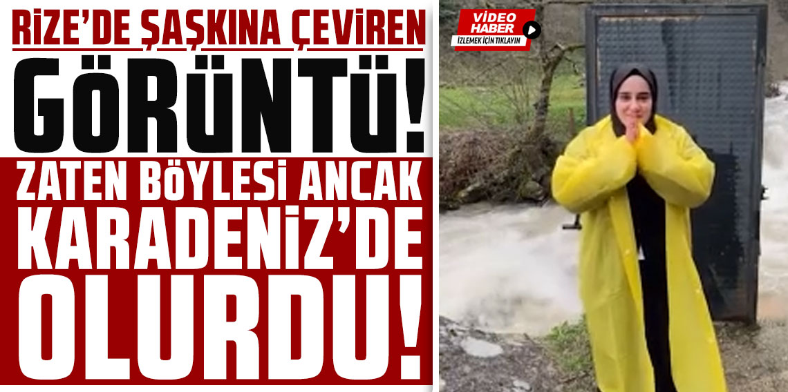 Rize Cimil Vadisi’nde ilginç görüntü, Köprü girişindeki demir kapı şaşırttı