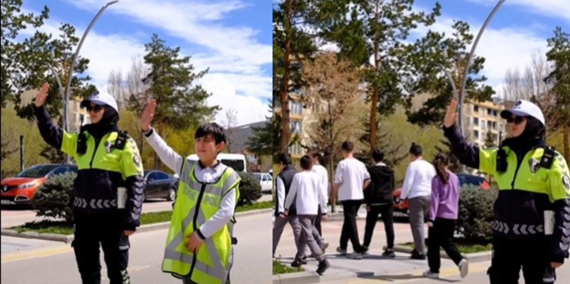 Bayburt’ta Trafik Haftası etkinliği: “Kurallara uyalım, hayata bağlanalım” mesajı