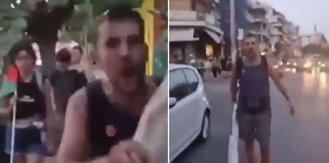Yunan halkı tatile gelen İsrail askerlerini böyle kovdu: Defol git siyonist