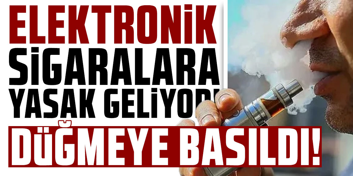 Tek kullanımlık elektronik sigaralara yasak hazırlığı