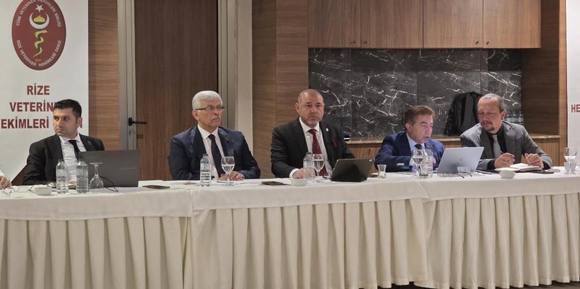 Türk Veteriner Hekimleri Birliği Oda Başkanları Bölge Toplantısı, Rize’de gerçekleştirildi