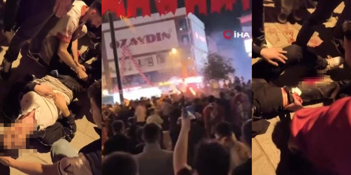Şampiyonluk kutlamasında bir taraftar bacağından bıçaklandı