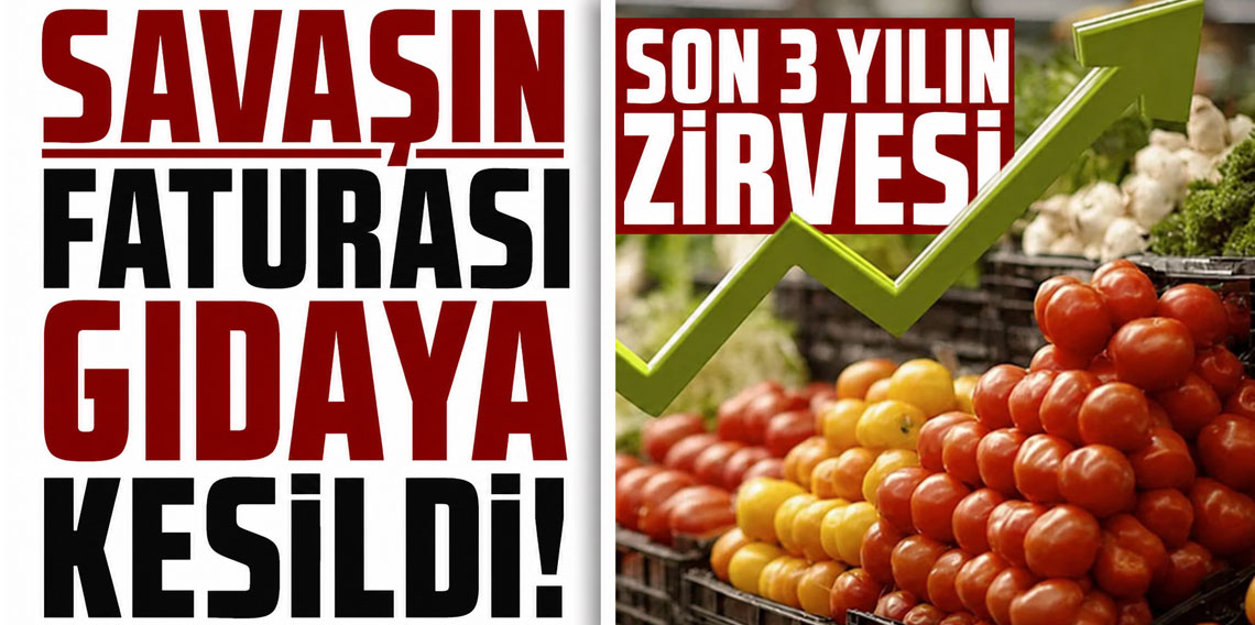Enerji krizi ve savaşın faturası gıdaya kesildi: 