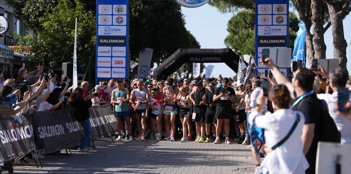 Salomon Çeşme Yarı Maratonu’nda ödüller sahiplerini buldu