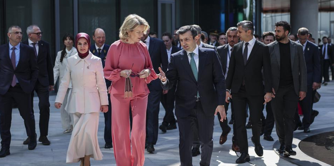 Belçika Kraliçesi Mathilde, Baykar'ı ziyaret etti