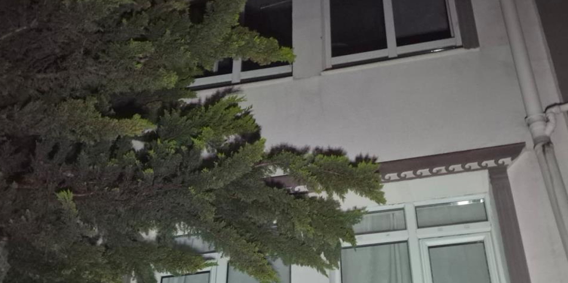 Ankara'da söndürülemeyen ağaç bir daireyi kullanılamaz hale getirdi