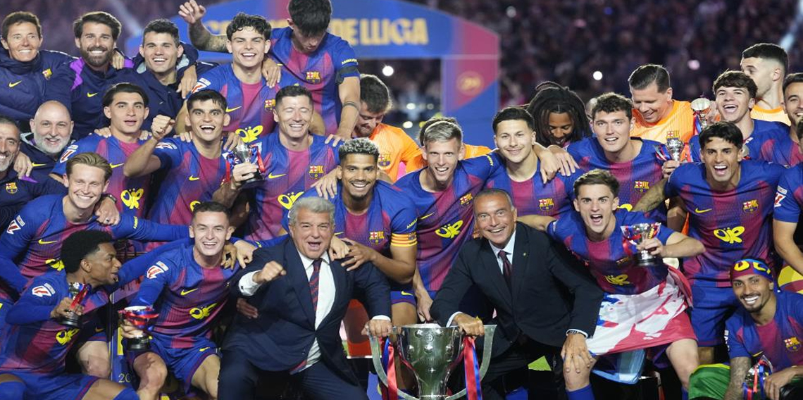 La Liga'da şampiyon Barcelona