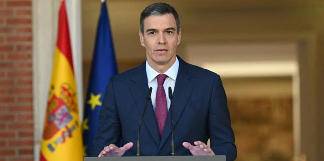 Pedro Sanchez: İsrail gibi Filistin'in de mevcudiyet hakkı vardır
