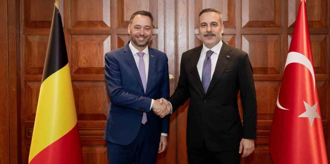 Bakan Fidan, Belçikalı mevkidaşı Prevot ile bir araya geldi