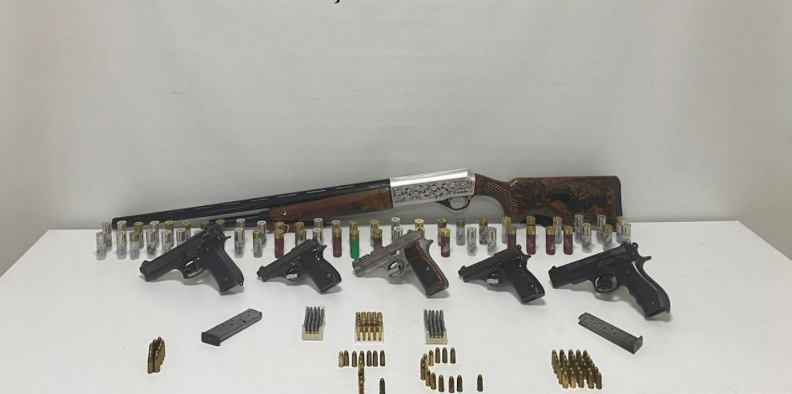 Samsun’da Çok Sayıda Silah ve Mühimmat Ele Geçirildi