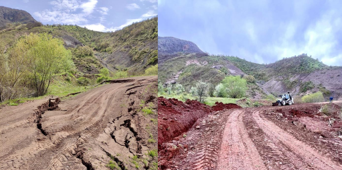 Giresun’da Köy Yollarında Güvenli Ulaşım İçin Yoğun Çalışma