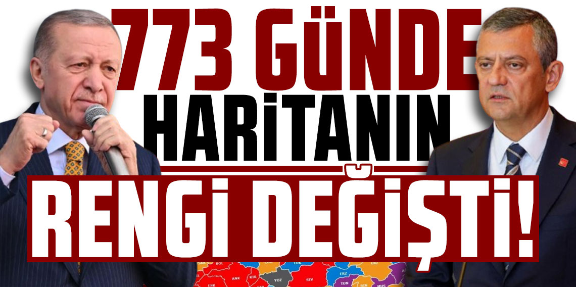 31 Mart yerel seçimleri sonrası ortaya çıkan haritanın rengi değişti