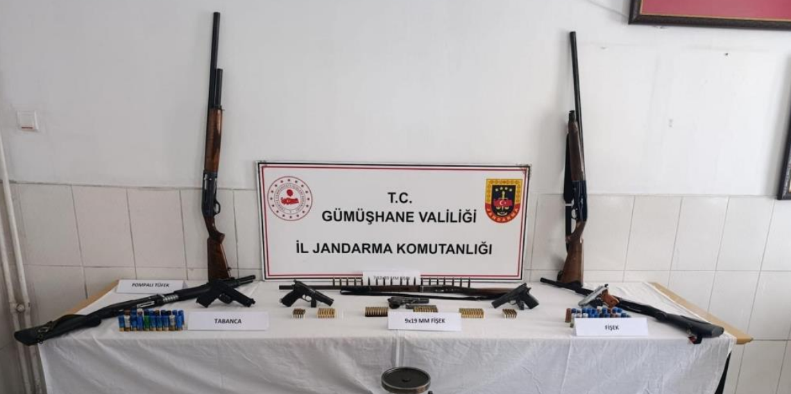 Gümüşhane’de Jandarmadan Silah Operasyonu