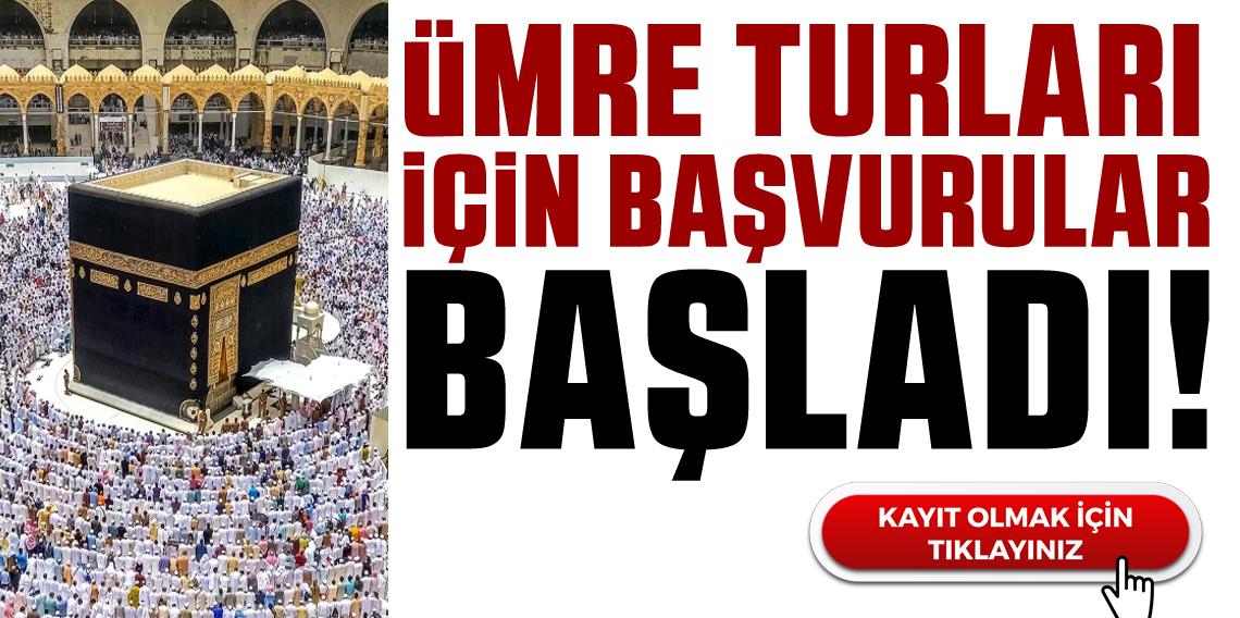 Umre turları için başvurular başladı