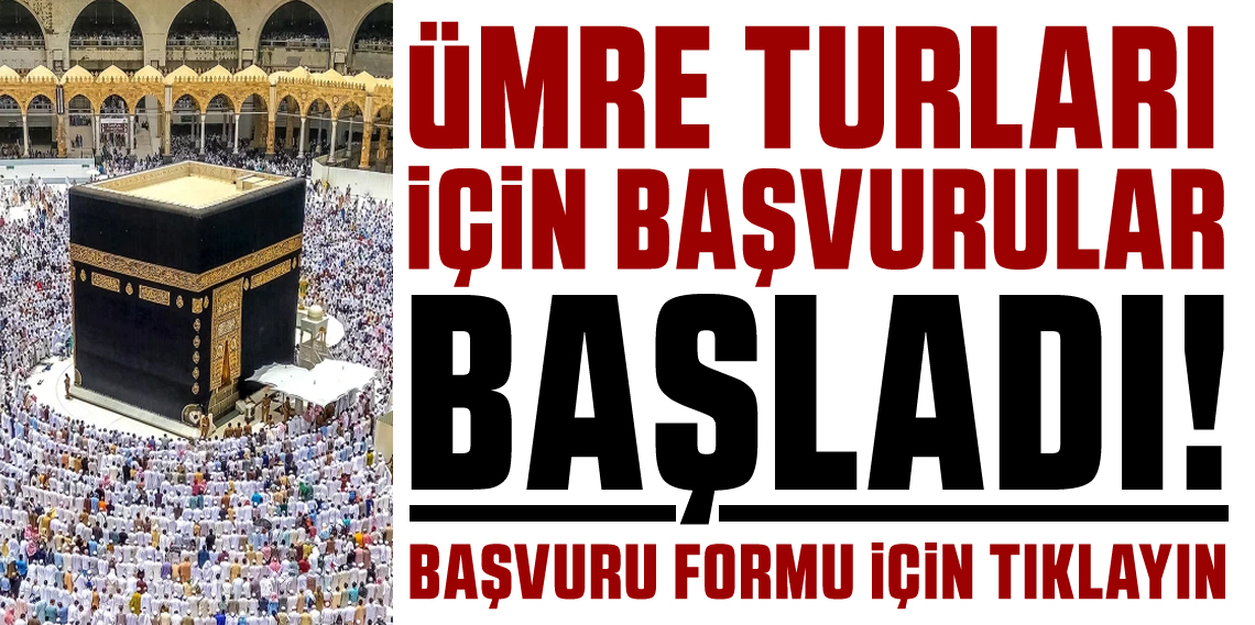 Umre turları için başvurular başladı