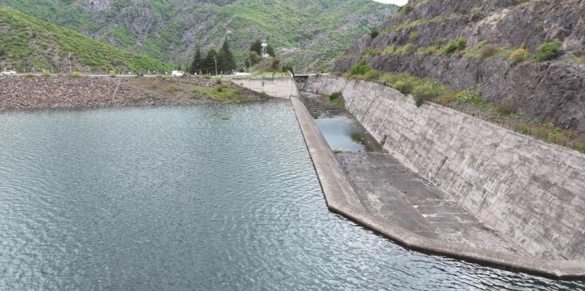 Almus Barajı'nda dolusavağa 50 santim kaldı