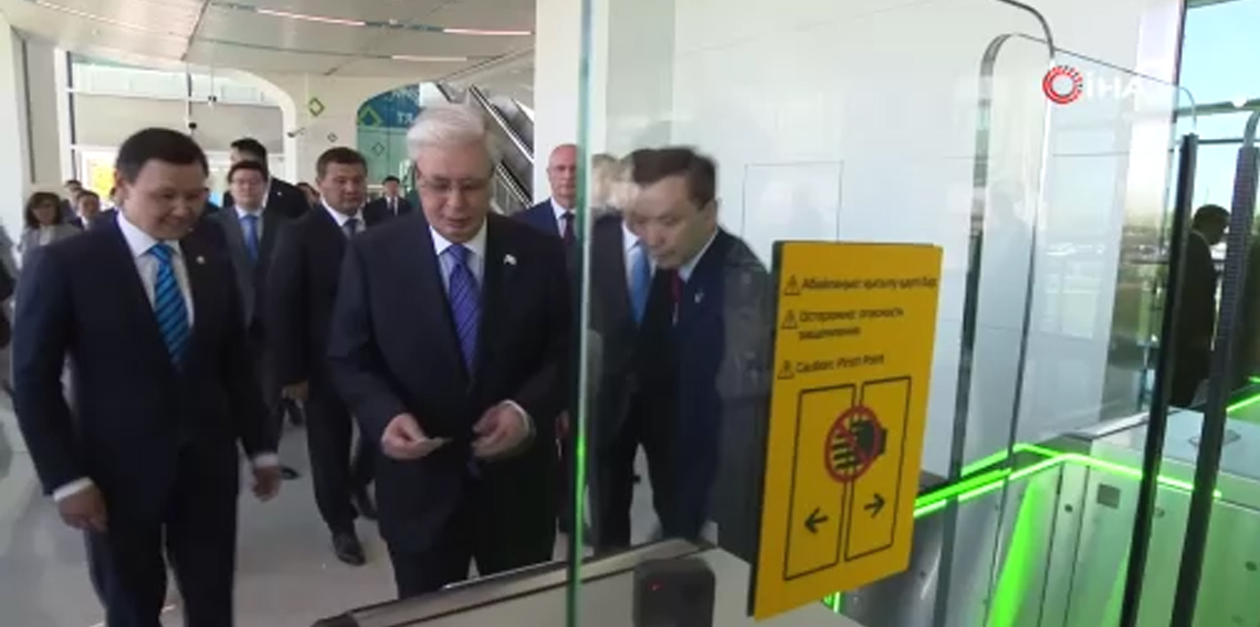Astana’da Hafif Raylı Sistem hizmete açıldı