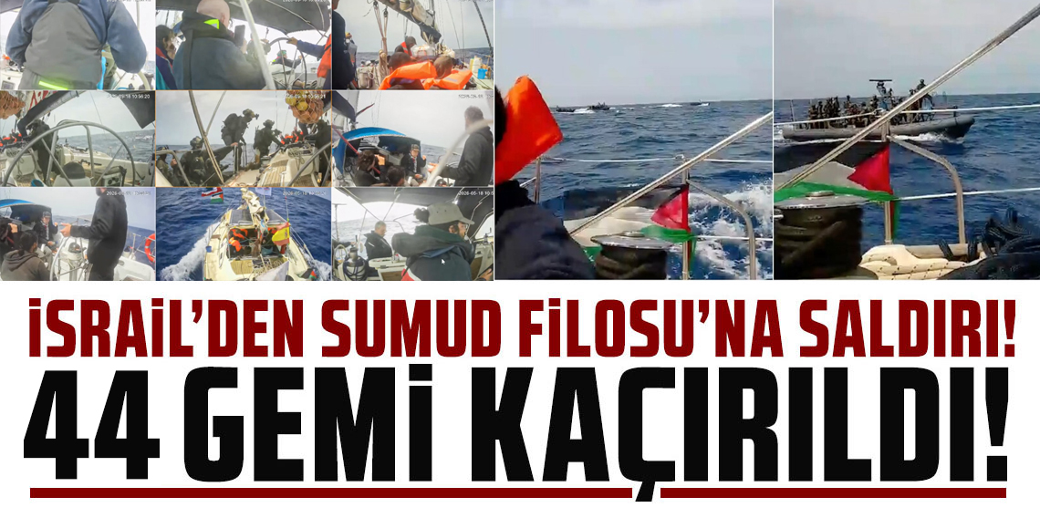 İsrail ordusu Sumud Filosu'na saldırdı