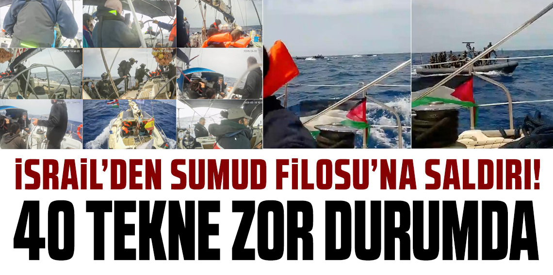 İsrail ordusu Sumud Filosu'na saldırdı