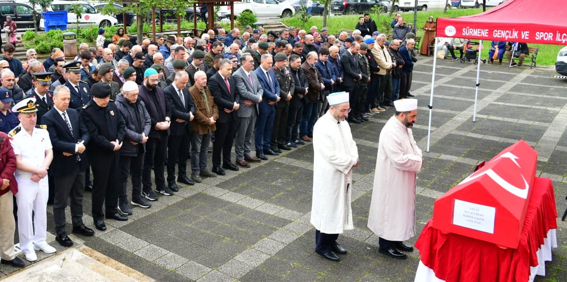 Trabzon’da Kıbrıs Gazisi Nevzat Cihan Son Yolculuğuna Uğurlandı